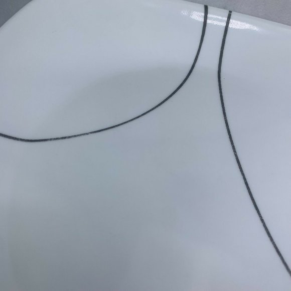 Corelle Dining Corelle Simple Lines Break Chip Resistant Black